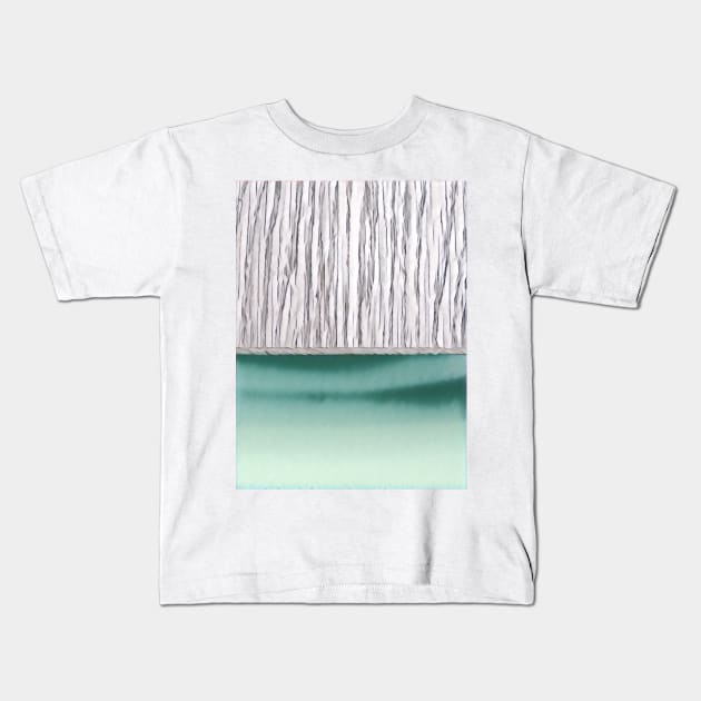 Paper Forrest Over Green River Kids T-Shirt by Tovers